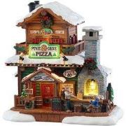 Kerstdorpminiatuur Pine Grove Pizza 19x26x27 cm