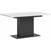 Motion Eetkamertafel Zuilpoot 90x150/190cm Wit, Grijs