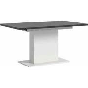 Motion Eetkamertafel Zuilpoot 90x150/190cm Grijs, Wit