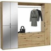 Garderobeset Projektxmet spiegeldeuren en schoenenkast