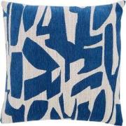 Light & Living - Sierkussen PEORIA - Ø45x10 cm - Blauw