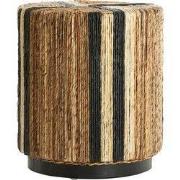 Light & Living - Poef YUTURI - Ø40x45 cm - Bruin