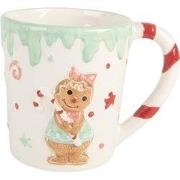 Clayre & Eef Mok Kerstman 400 ml Wit Keramiek