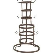 Clayre & Eef Mokkenrek Ø 30x54 cm Bruin IJzer