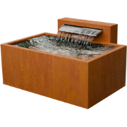 Cascadi cortenstaal Watervalelement (naast vijver) L80 x B17 x H70 cm