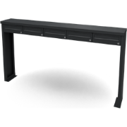 Multibox brievenbus 5 breed 1 hoog zwart