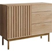 Meubella - Dressoir Storm - Eiken - 106 cm - Met lades