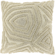 Unique Living - Sierkussen Corfu 45x45cm - Dove White