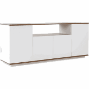 Buffet met 4 deuren en 1 centrale niche L180 cm - ARISTA