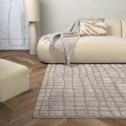 Scandinavisch vloerkleed Malin zand Beige - Polyester - 200 x 280 cm -...