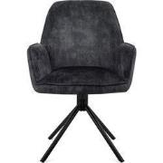Benoa Dining Chair Noah Adore Anthracite - set van 2