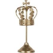 Clayre & Eef Decoratie Kroon Ø 12x30 cm Goudkleurig Metaal