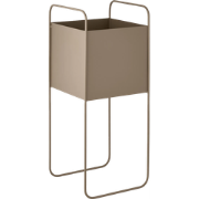 Emelie metalen plantenbak - bruin