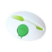 Lunch box - Salade box - Slabak met vork en sausbakje - Salade to go -...