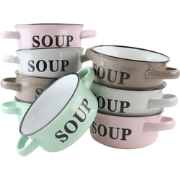 OTIX Soepkommen - met Oor - Set van 8 - Schaaltjes - 500ml - Diverse -...