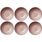 Bitz® Gastro set 6 stuks Pastaborden/diepe borden Ø 20 cm - Zwart/Lich...