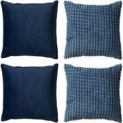 Dutch Decor KUSSENHOES-SET   4-delig - Texture Harmony - 45x45 cm - ex...