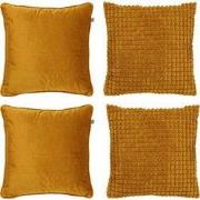 Dutch Decor KUSSENSET - 4-delig - Texture Harmony - 45x45 cm - inclusi...