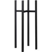 Ascot XL plant stand black - l34xw34xh71cm