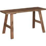 Bold bench recycled wood brown - l80xw36,5xh44cm