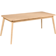 KEHO - Eettafel - Licht eikenhout - 200 x 90 cm - MDF