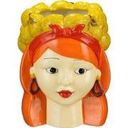 Funny pot yellow - h24,5xd19,5cm