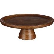 Tallo cake stand d. brown FSC 100% - h10xd30cm