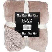 Mardy Fleece Blanket - L200 x W150 cm - Polyester - Beige