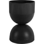 Bloempot Tonar Medium - Zwart - 25.5x25.5x39cm