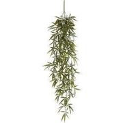 Mica Decorations Bamboe Kunst Hangplant - L105 x B35 x H3 cm - Groen