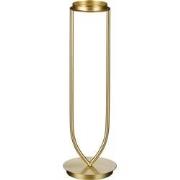 Mica Decorations Aletta Kandelaar - L15 x B15 x H48 cm - Metaal - Goud