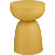 Elliot Side Table - H45 x Ø32 cm - Iron - Ochre