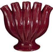 Mica Decorations Serra Tulpenvaas - L33 x B16 x H30 cm - Keramiek - Pa...