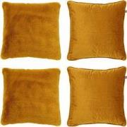 Dutch Decor KUSSENSET - 4-delig Soft Textures - 45x45 cm - inclusief b...