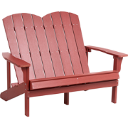 ADIRONDACK - Tuinbank - Rood - Kunsthout