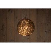 BAL SMOKEY 25CM/125LED CLASSIC WARM 8/16UUR TIMER INDOOR/OUTDOOR