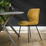 Set van 4 eetkamerstoelen Argo Velours goud