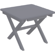 Klaptafel Westerly lichtgrijs 45x45x38 cm Buitengewoon de Boet