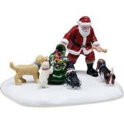 Kerstdorpminiatuur Dog Park Christmas 11x12x10 cm