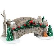 Kerstdorpminiatuur Christmas Footbridge 5x10x16 cm
