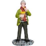 Market visitor eat fries l3,5xb2,5xh7 cm