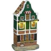 Zaanse schans facade battery operated l7xb4,5xh13,5 cm