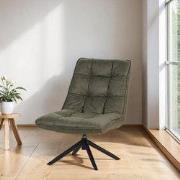 Draaifauteuil Yuki Groen Eco-leer 360° Draaibaar