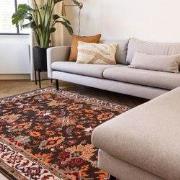 Vintage Vloerkleed Funda Creme/Oranje Oranje; Bruin - Polypropyleen - ...