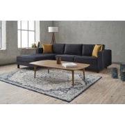 Hoekbank Links Kale Velvet Antraciet