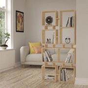 Boekenkast Rail Eik Melamine 79x166,5x24 cm