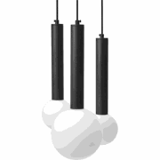 BOUES - Hanglamp - Zwart - IJzer