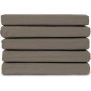Ten Cate Katoensatijnen Hoeslaken - 90x200 - Taupe