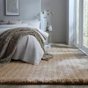 Laagpolig Loper - Rene Fringed Ribbed - Beige - 200x290 cm