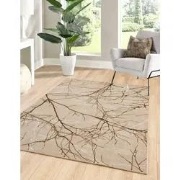 Minye Modern Beige Taupe vloerkleed - Designer - 120 X 170 CM